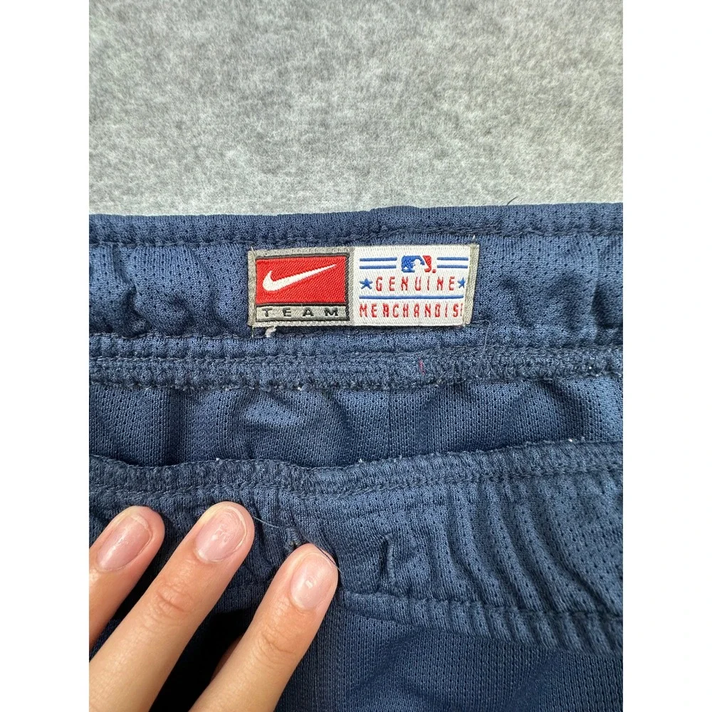 Nike Seattle Mariners MLB Navy Blue Mesh Athletic Shorts Youth L 16/18